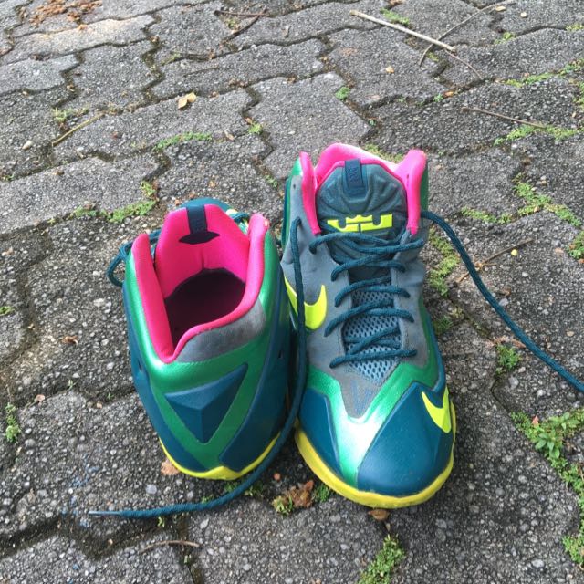 Lebron james shoes youth size 7 on sale