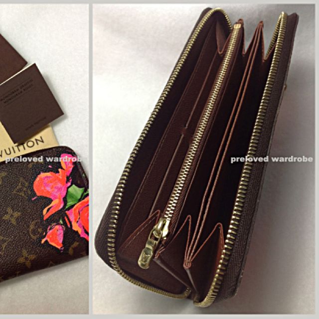 Louis Vuitton Stephen Sprouse Pink Monogram Graffiti Zippy Wallet Long Zip  ref.322410 - Joli Closet