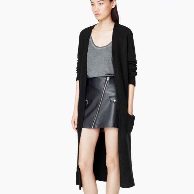 mango black cardigan