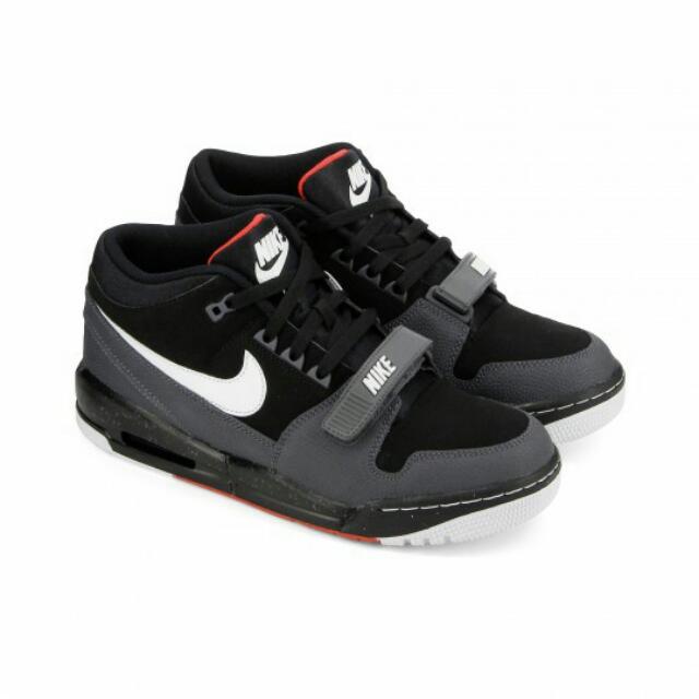 Nike Air Alphalution Black/Grey/Red, Men's Fashion, Activewear on