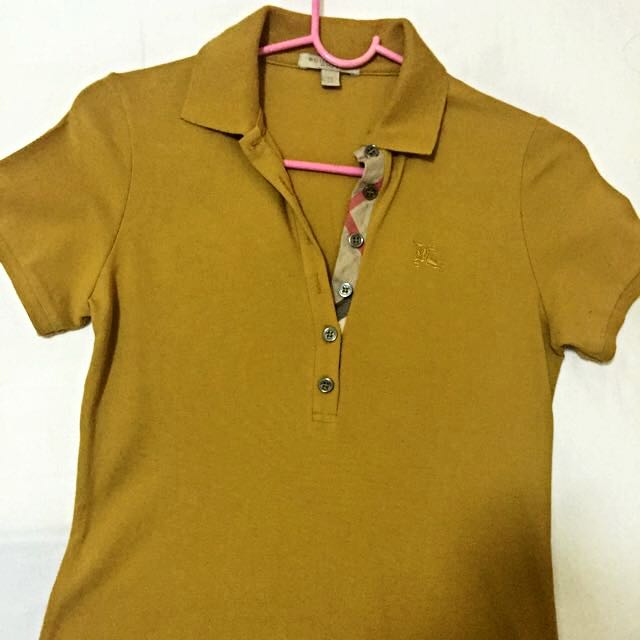 burberry shirt womens yellow