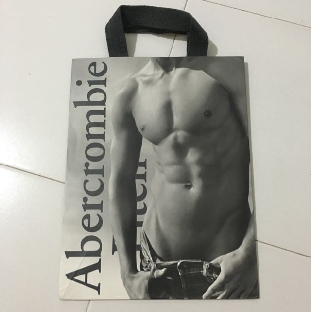 abercrombie and fitch shopping bag