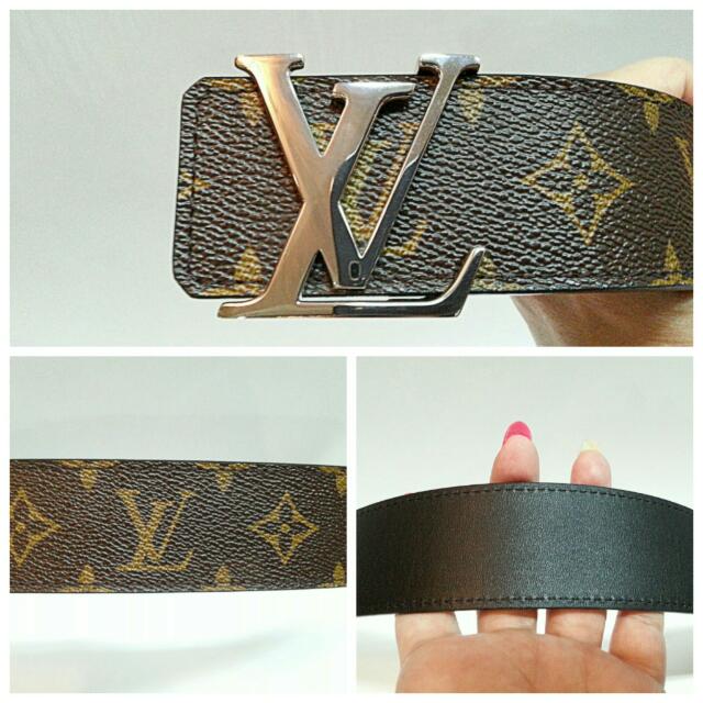 LOUIS VUITTON M9821 MONOGRAM REVERSIBLE MENS BELT 237022877 ;, Luxury,  Accessories on Carousell