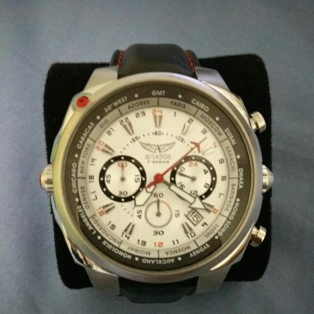 Aviator F Series Mens AVW7768G68 Stainless Steel Watch