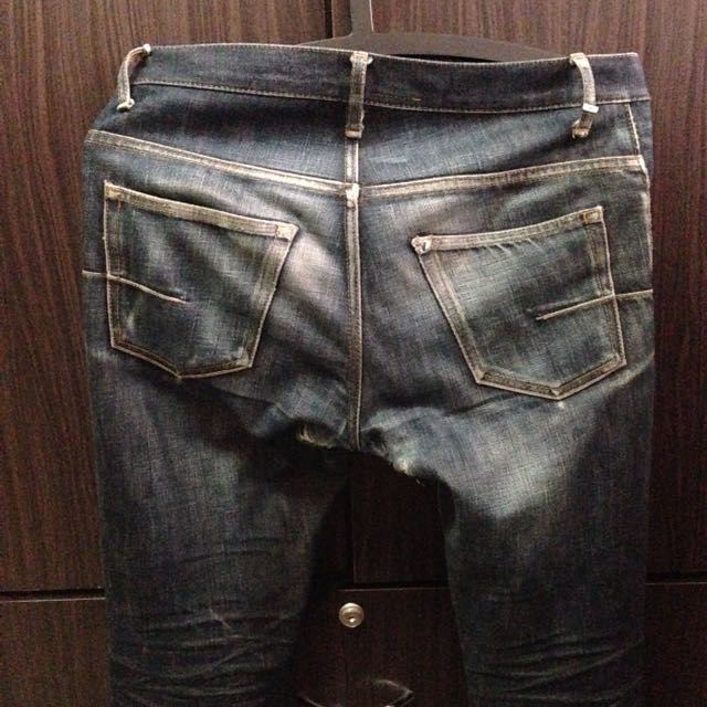 Dior Homme Raw Denim MIJ 19cm Men s Fashion Bottoms Jeans on Carousell