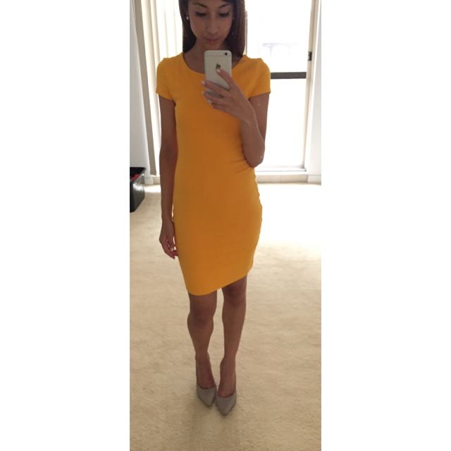 kookai orange dress