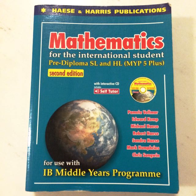Mathematics Pre-IB Textbook + CD, Hobbies & Toys, Books & Magazines ...