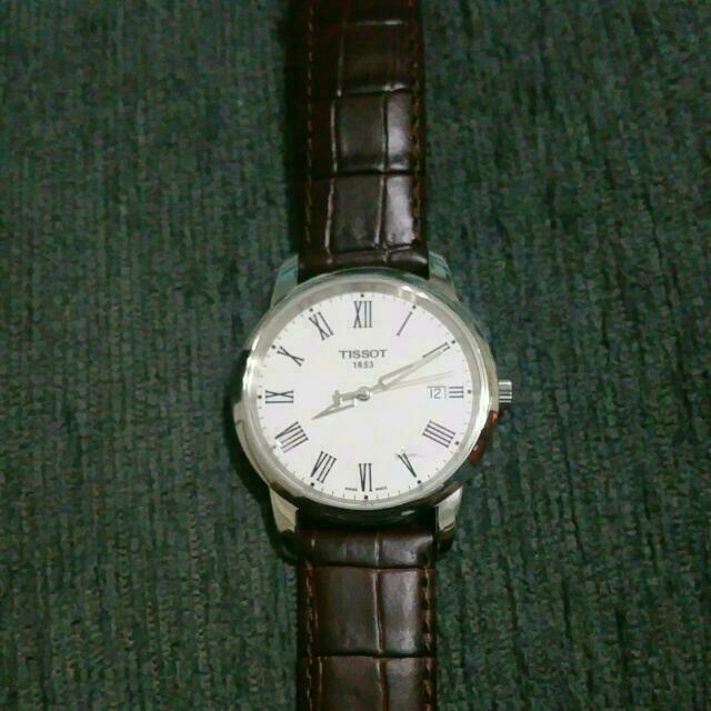 Tissot T033 410 A Leather Strap