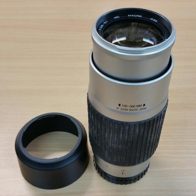 Tokina EMZ 130 AF II – 100-300mm F5.6-6.7 Macro – Monture Minolta Sony – Occasion