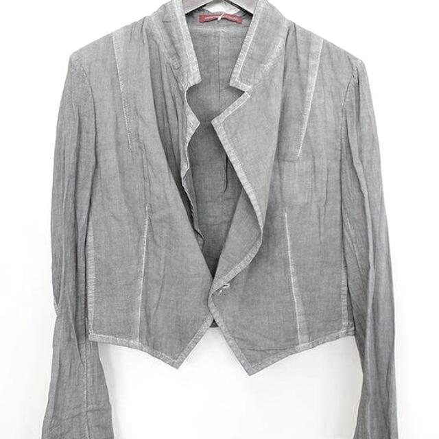 Yohji Yamamoto Washed Short Jacket (Category: Coats, Jackets and Outerwear) located in Singapore. Submitted by effix (Listing ID 43790257, Image 1). Description: .