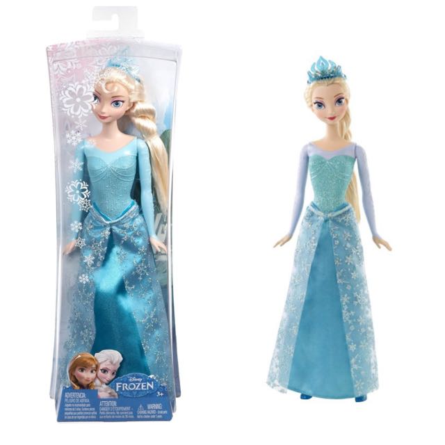 disney frozen sparkle princess elsa doll
