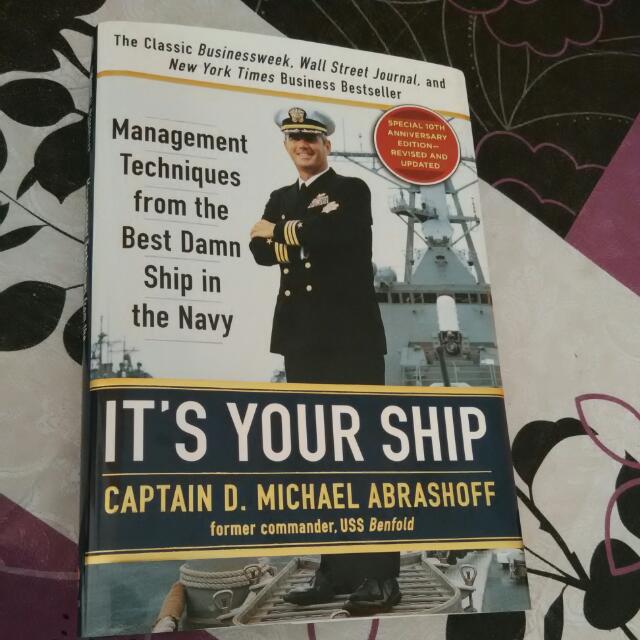 It S Your Ship By Captain D Michael Abrashoff Books Stationery