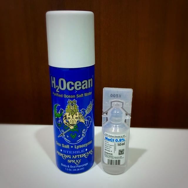 H2ocean Piercing Aftercare Spray Bulletin Board Looking For On Carousell