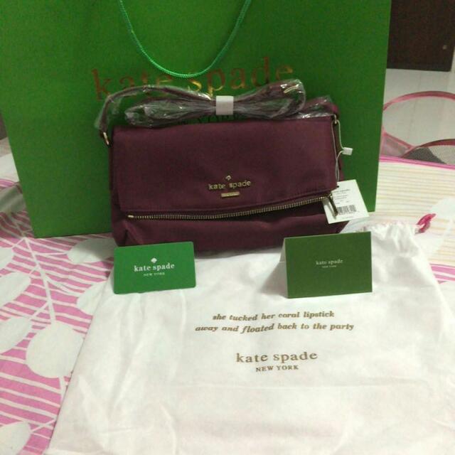 Kate Spade Mini Carson Nylon Sling Bag Women S Fashion On Carou Photo
