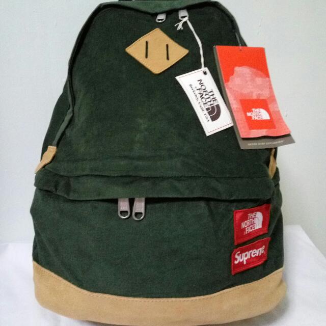 Supreme tnf corduroy backpack on sale