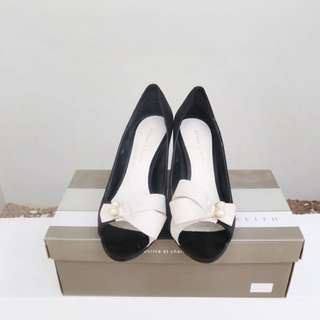 c&k white pearl heels