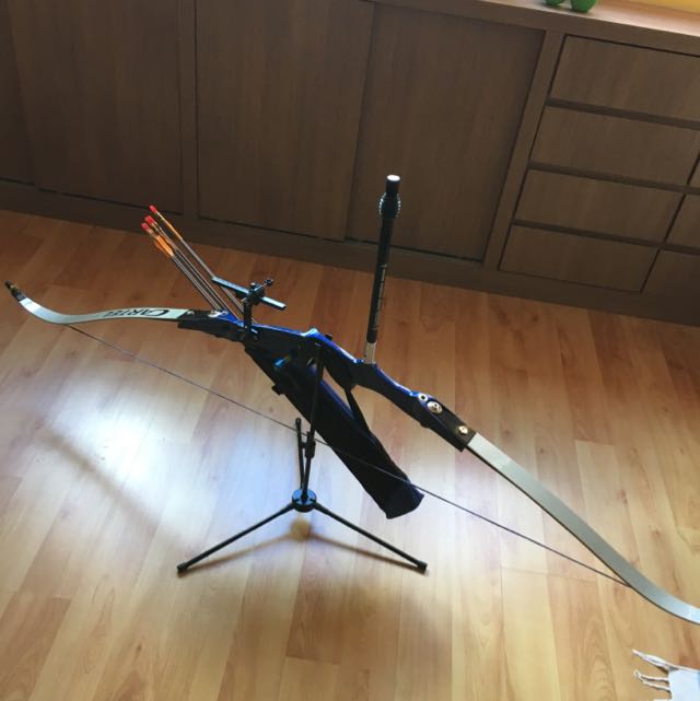 CARTEL RECURVE Archery Set with stabiliser and sight, Sports Equipment