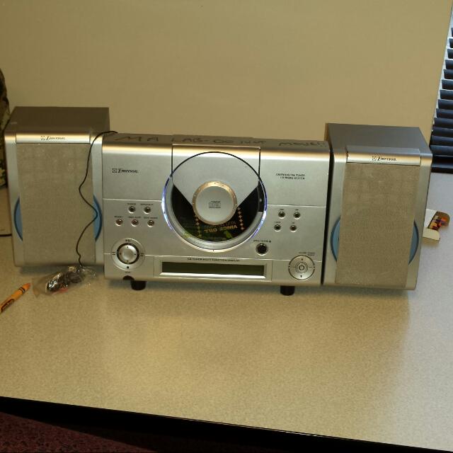 Emerson Am / fm Stereo With Cd Player, Home Appliances on Carousell