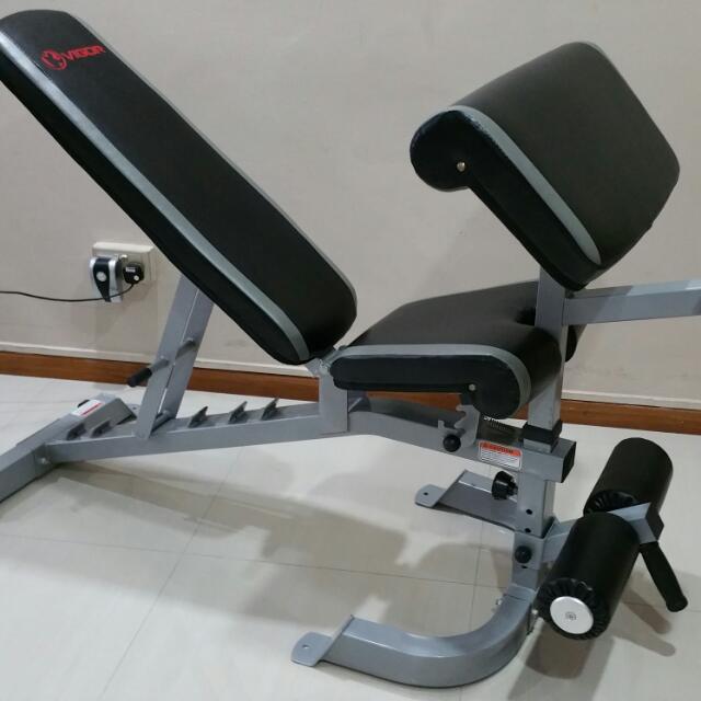 Premium Weight Bench With Preacher Curl Sports On Carousell