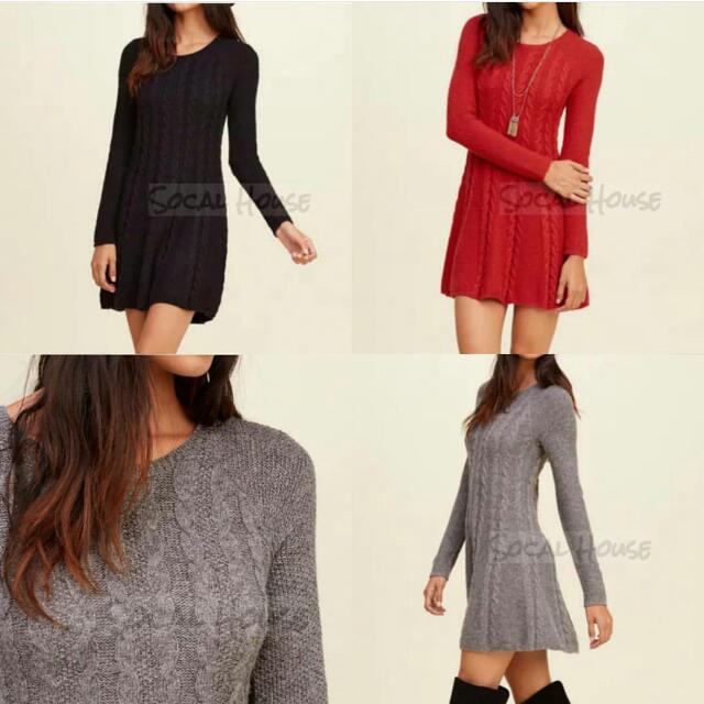 sweater dress hollister