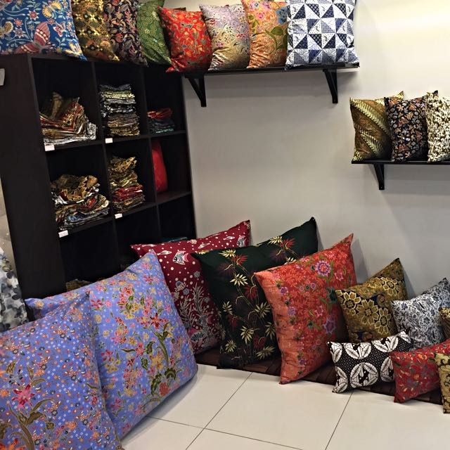 Batik Print Cushion Covers Furniture On Carousell