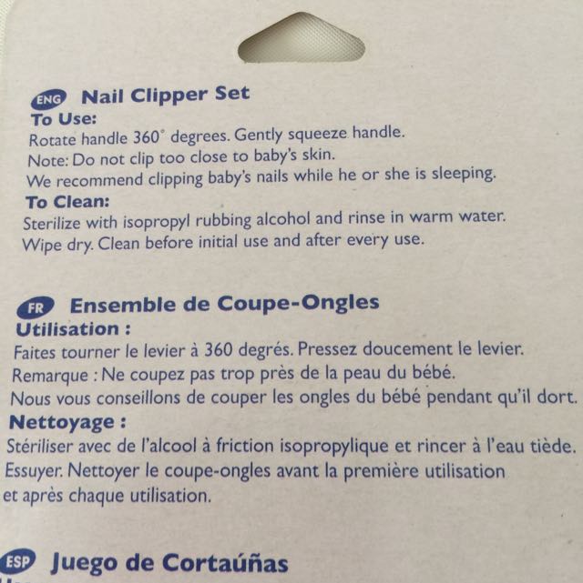 summer infant nail clipper set