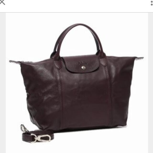 Longchamp Le Pliage Cuir, Luxury, Bags & Wallets on Carousell