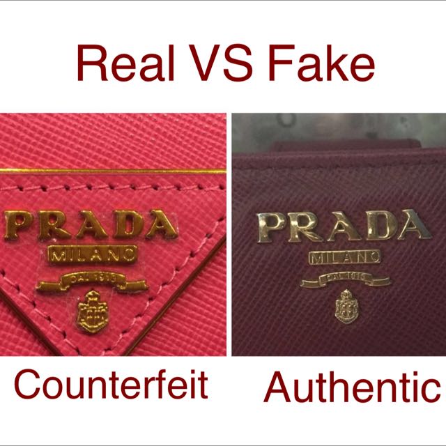 Prada: Real Vs Fake On Logo, Bulletin Board on Carousell