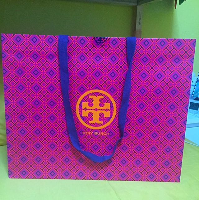 TORY BURCH Paper Bag, Luxury, Bags & Wallets on Carousell