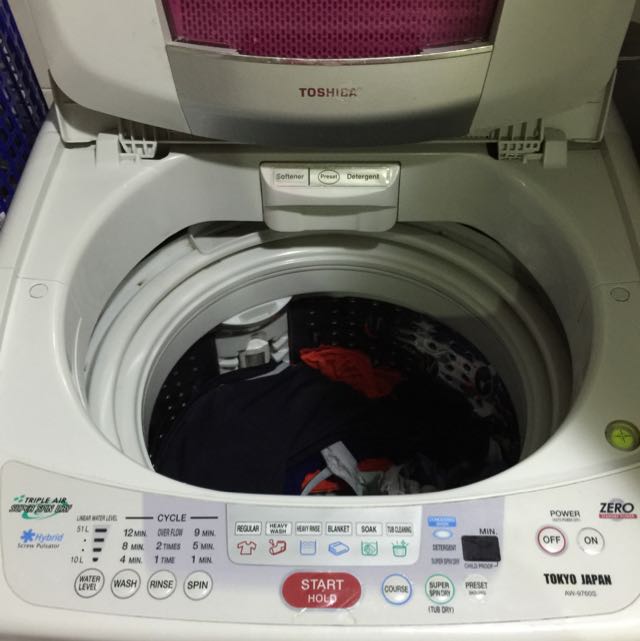 Toshiba Triple Air Super Spin Dry Washing Machine 8.5kg Large