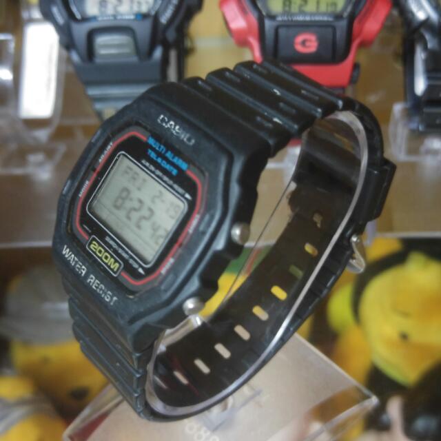 Vtg Casio DW 230 Alarm Chrono Watch