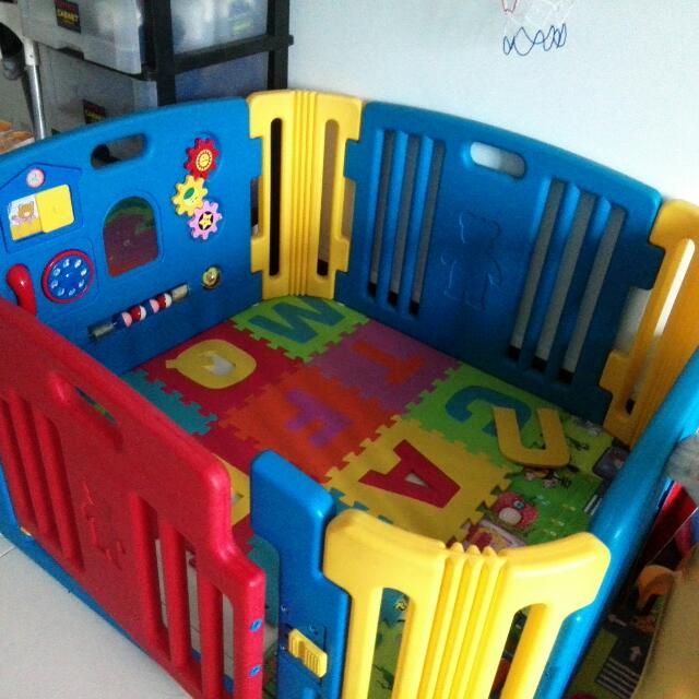 Baby Play yard Play pen, Babies & Kids on Carousell