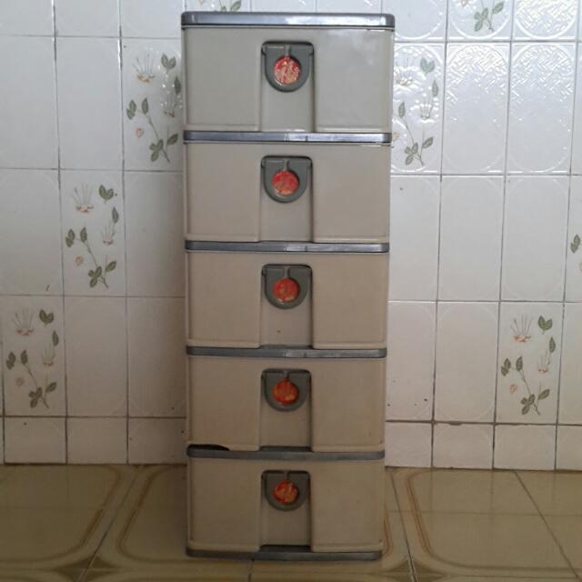 Big Toyogo Tall Plastic A4 Drawer Storage File Box Cabinet Paper