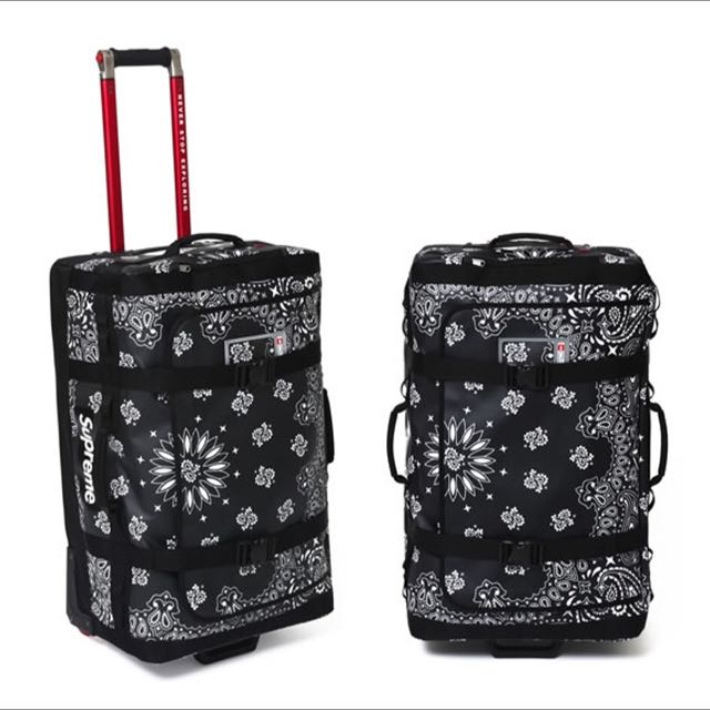 supreme north face paisley