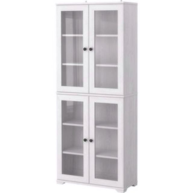 Ikea borgsjo shelf deals unit with doors