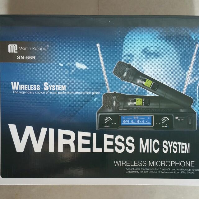 Martin Roland SN-66R Wireless Microphone, Hobbies & Toys, Music & Media ...