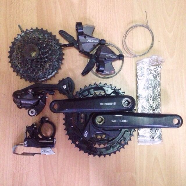 Shimano altus drivetrain Clearance