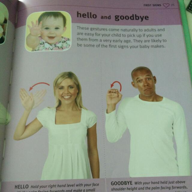 Baby Sign Language book, Babies & Kids, Bathing & Changing, Other Baby