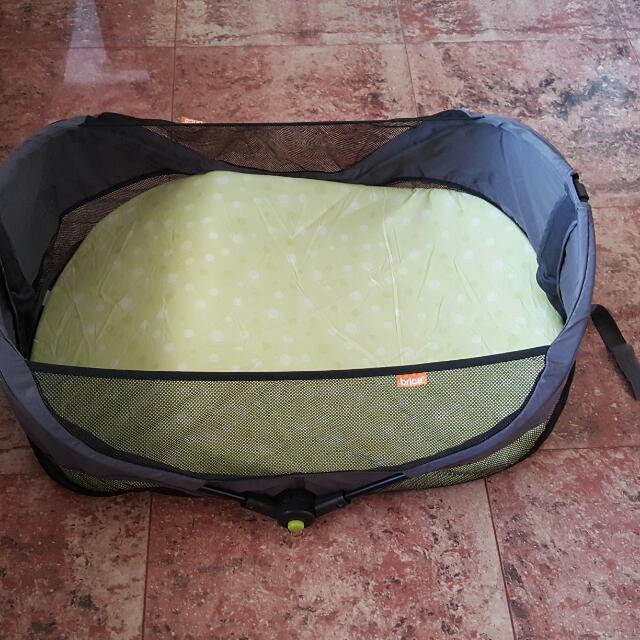 brica travel cot
