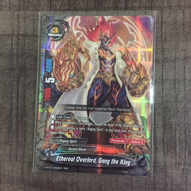 Buddyfight Ethereal Overlord Gang The King Hobbies Toys Toys Games On Carousell Buddyfight Ethereal Overlord Gang The King Hobbies Toys Toys Games On Carousell