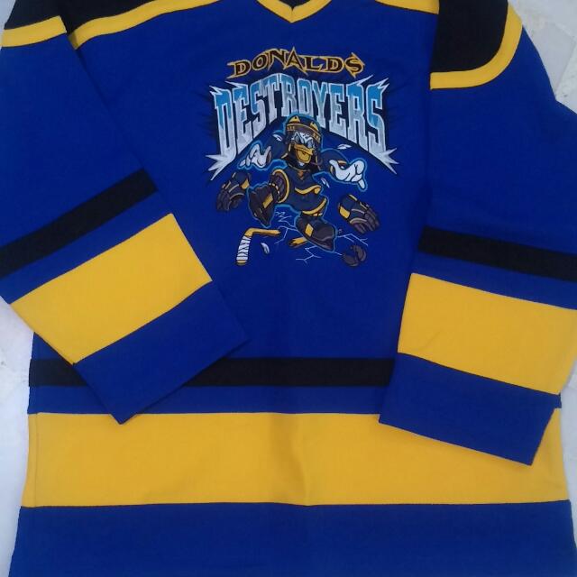 Donald duck hockey jersey hot sale
