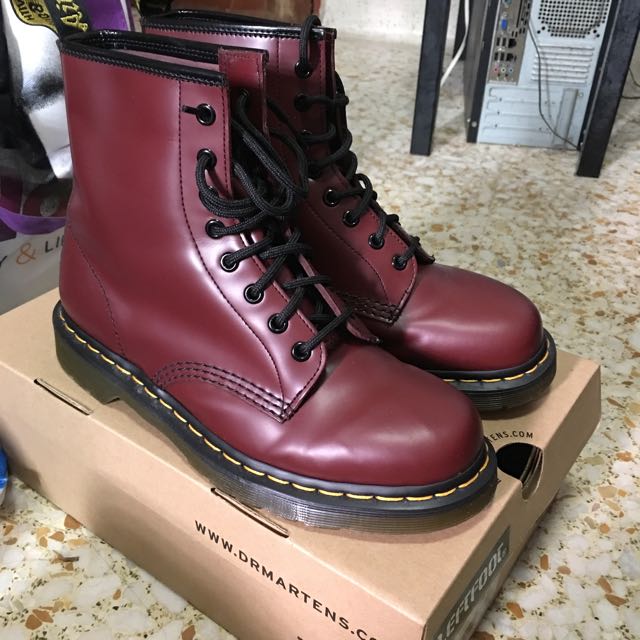 Cherry red boots mens hot sale