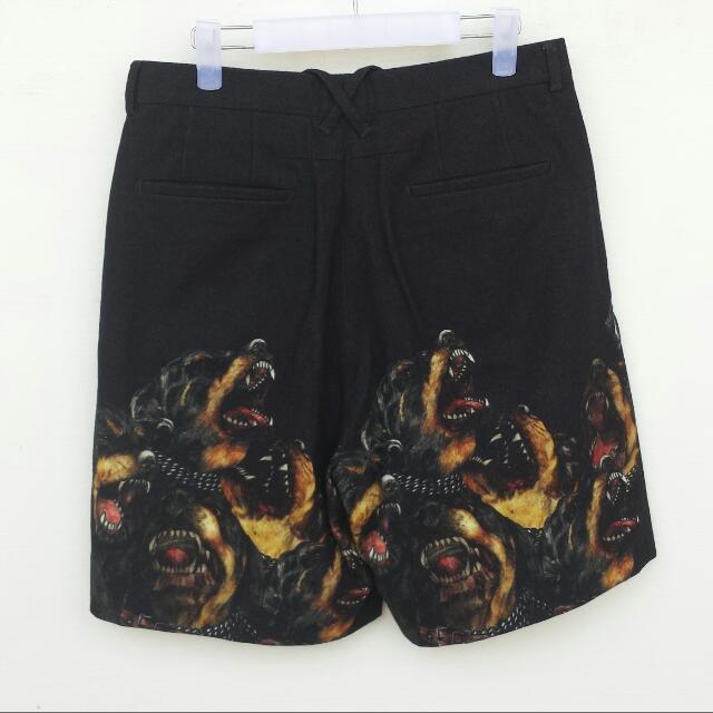 Givenchy Aw11 Rottweiler shorts, Men's 