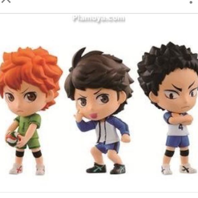 pics Iwaizumi X Oikawa Chibi haikyuu chibi kyun figurine oikawa iwaizumi hinata