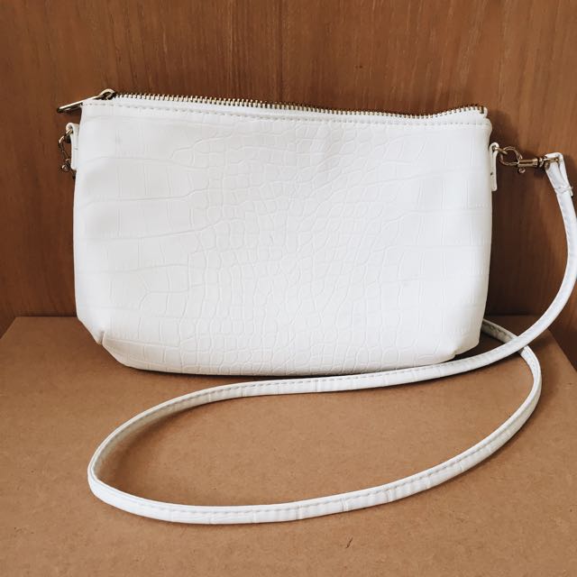 h&m white bag