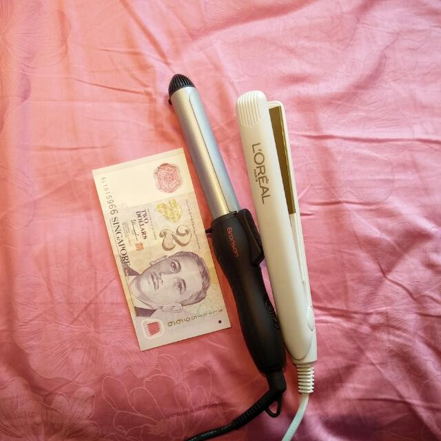 Reserved) Mini Hair Straightener And Bronson Mini Hair Curler, Beauty &  Personal Care, Face, Face Care on Carousell