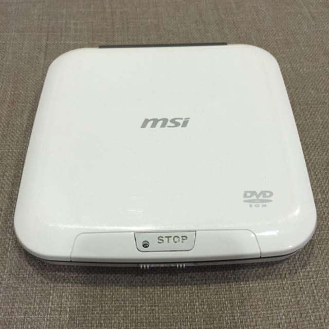 MSI USB 2.0 External Slim DVD Drive Model UO881W, 電腦及科技產品, 電腦周邊產品, 硬碟及