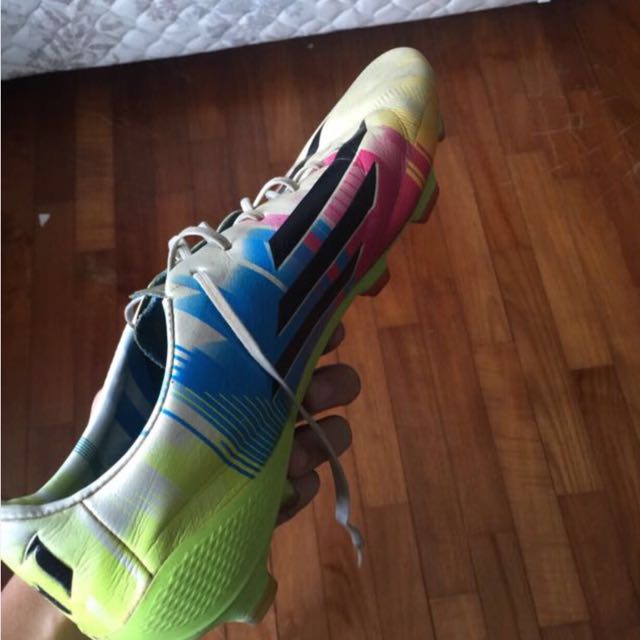 Messi rainbow boots on sale