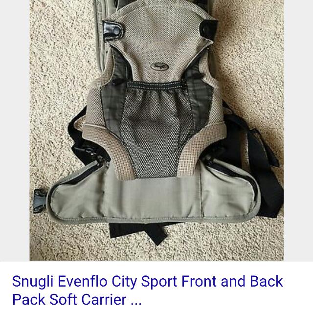 Front and back snugli top
