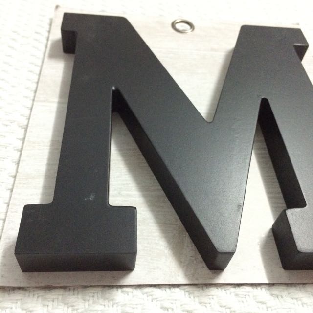 TYPO Wooden Alphabet Signs, Hobbies & Toys, Stationery & Craft, Craft ...